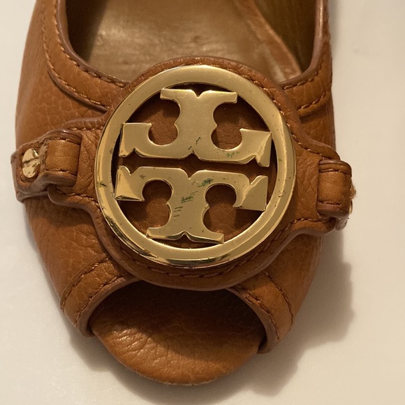 Tory Burch Amanda Wedge Pip Toe Shoes - Picture 6 of 11